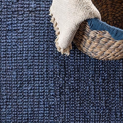 JONATHAN Y Pata Hand Woven Chunky Jute Navy Runner Rug, 2x20, Bohemian, Rustic, Cottage, Easy-Cleaning for Living Room, Bedroom, Kitchen, Non-Shedding (NRF102D-220) - Image 5