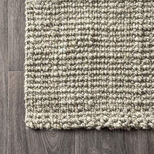 JONATHAN Y Pata Hand Woven Chunky Jute Gray Indoor Area Rug, 3x5, Bohemian, Rustic, Cottage, Easy-Cleaning for Living Room, Bedroom, Kitchen, Non-Shedding (NRF102C-3) - Image 5