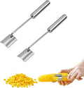Long Handle Stainless Steel Corn Cob Stripper,Corn Cob Thresher,Corn Peeler,Corn Stripper,Corn Thresher,Corn Scraper (Style-B)