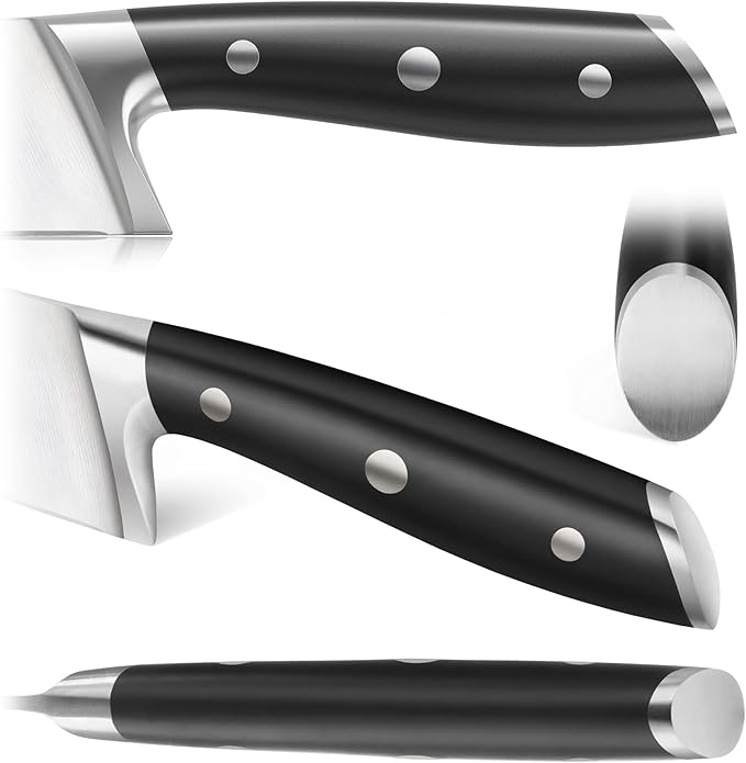 Cangshan ALPS Series 502810 German Steel Forged 15-Piece In-Drawer Knife Set with Bamboo Tray, (Black)
