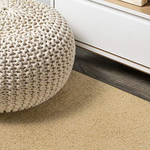 JONATHAN Y Haze Solid Low-Pile Mustard 6x9 Oval Indoor Area Rug, Coastal,Bohemian,Minimalist,Classic, Easy-Cleaning for Living Room,Bedroom,Kitchen,Pet Friendly,Non-Shedding (SEU100B-6OV) - Image 6
