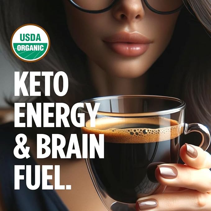 VitaCup Organic Genius Keto Coffee Pods, Increase Energy & Focus w/MCT Oil, Turmeric, B Vitamins, D3, Medium Dark Roast, Bold, Smooth, Single Serve Pod Compatible w/Keurig K-Cup Brewers,64 Ct