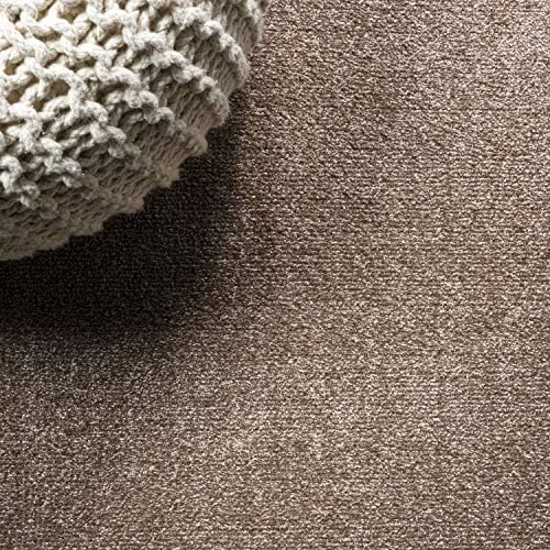 JONATHAN Y Haze Solid Low-Pile Brown 6x9 Oval Indoor Area Rug, Coastal,Bohemian,Minimalist,Classic, Easy-Cleaning for Living Room,Bedroom,Kitchen,Pet Friendly,Non-Shedding (SEU100J-6OV) - Image 5