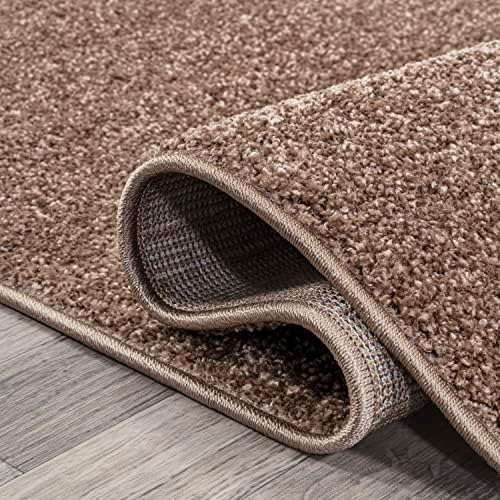 JONATHAN Y Haze Solid Low-Pile Brown Indoor Area Rug 12x15, Coastal,Bohemian,Minimalist,Classic, Easy-Cleaning for Living Room,Bedroom,Kitchen,Pet Friendly,Non-Shedding (SEU100J-15) - Image 4