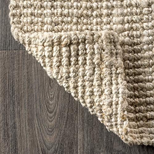 JONATHAN Y Pata Hand Woven Chunky Jute Light Ivory Indoor Area Rug, 10x13, Bohemian, Rustic, Cottage, Easy-Cleaning for Living Room, Bedroom, Kitchen, Non-Shedding (NRF102B-13) - Image 5