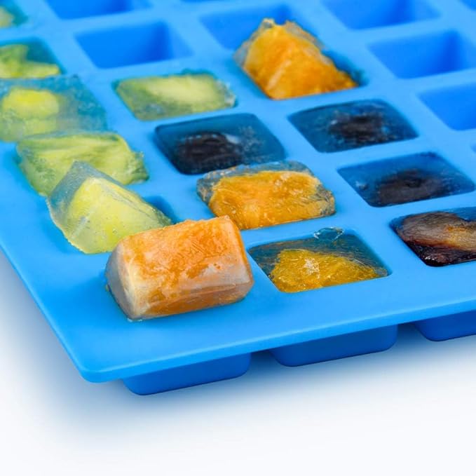 Square Silicone Candy Molds - Mini Silicone Molds for Hard Candy, Chocolate, Gummy, Caramel, Ganache, Ice Cubes (3)