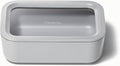 Caraway Glass Food Storage - 6.6 Cup Glass Container - Ceramic Coated Food Container - Non Toxic, Non Stick - Dishwasher, Oven, & Microwave Safe – Gray