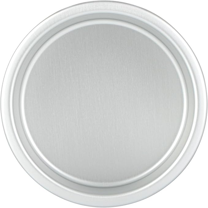 Restaurantware-Met Lux 4 x 2 Inch Straight-Sided Baking Tin, 1 Round Cake Pan - Oven-Ready, Freezable, Anodized Aluminum Round Baking Pan, Greaseproof, For Layer Birthday Cake