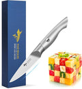 MAD SHARK Paring Knife 3.5 inch Paring Knives, Small Kitchen Knife, Ultra Sharp German Stainless Steel Vegetable Knives, Ergonomic Handle Design