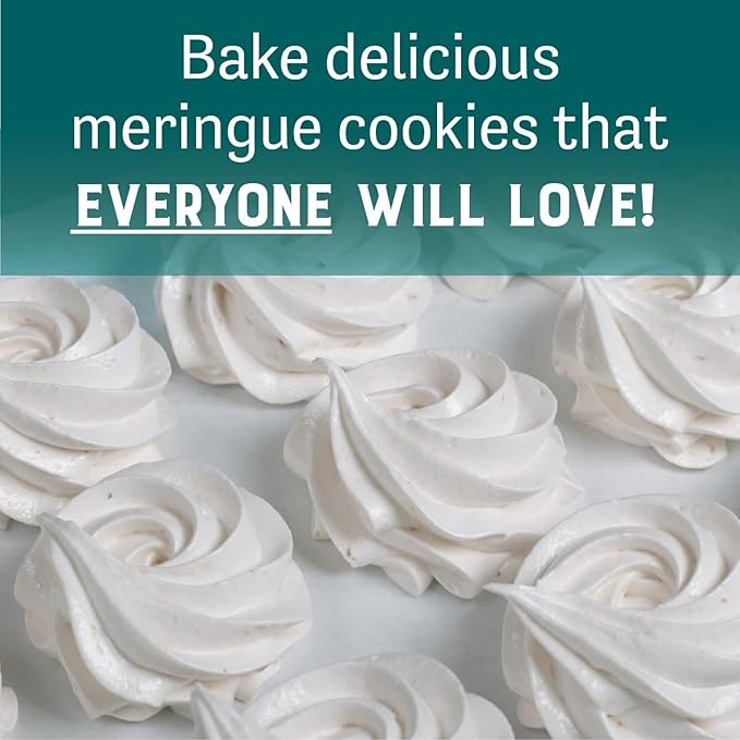 Judee's Gluten Free Complete Meringue Powder Mix - Royal Icing Mix & Cookie Decorating Supplies - Meringue Powder for Cookies & Pies - 11.4 Oz