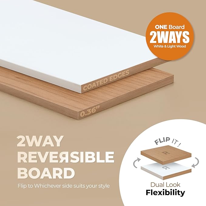 HOMEDANT White 5 Tier Laminated Boltless Heavy Duty Garage Storage Adjustable Wide Size Metal Shelving Unit Utility Rack Shelves Organization Shelf Shed Warehouse 47.7" W x 18.2" D x 71.3" H 4Pack