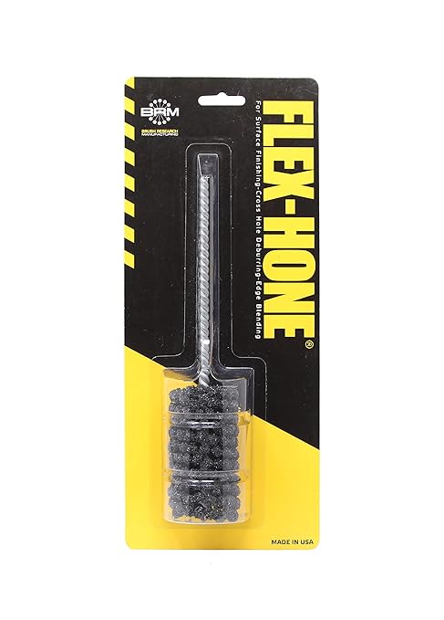 Brush Research BC11440 FLEX-HONE®, 1-1/4" (31.8mm) Diameter, 40 Grit, Silicon Carbide, for Mild Steel, Stainless Steel, Cast Iron and Softer Ferrous Materials