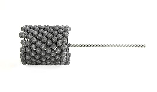 Brush Research BC21412 FLEX-HONE®, 2-1/4" (57.2mm) Diameter, 120 Grit, Silicon Carbide, For Mild Steel, Stainless Steel, Cast Iron and Softer Ferrous Materials