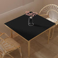 Leather Table Cover,1.8mm Thick,42x42 Inch Table Protector,Table Protector for Dining Room Table,Dining Table Cover,Table Cover Protector,Dining Table Protector Rectangle(Black+Gray,42x42)