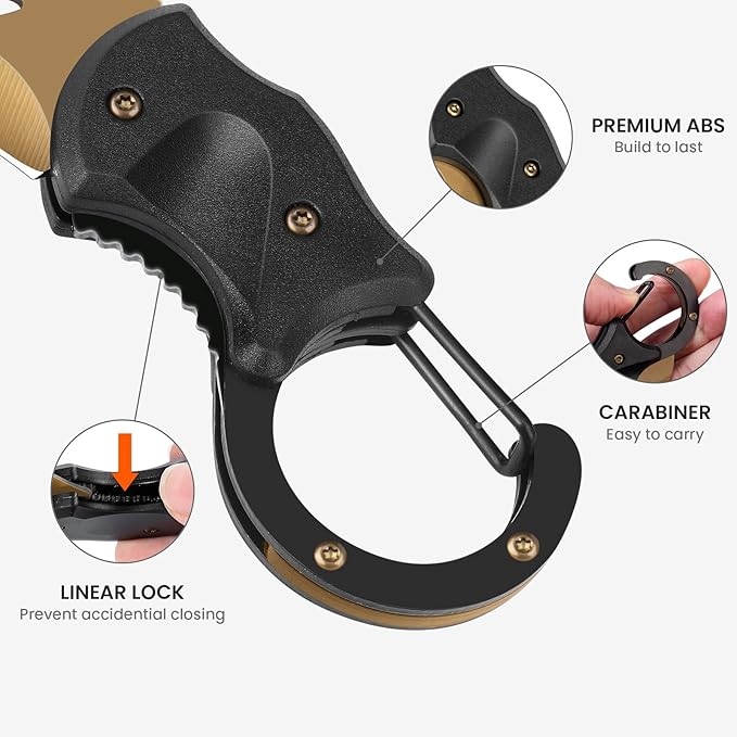 Small Pocket Knife for Men, Cool Folding Knife Box Cutter with 1.34inch Sharp Blade, EDC Knives Tool for Everyday Carry, Great Gift for Men (Gold)