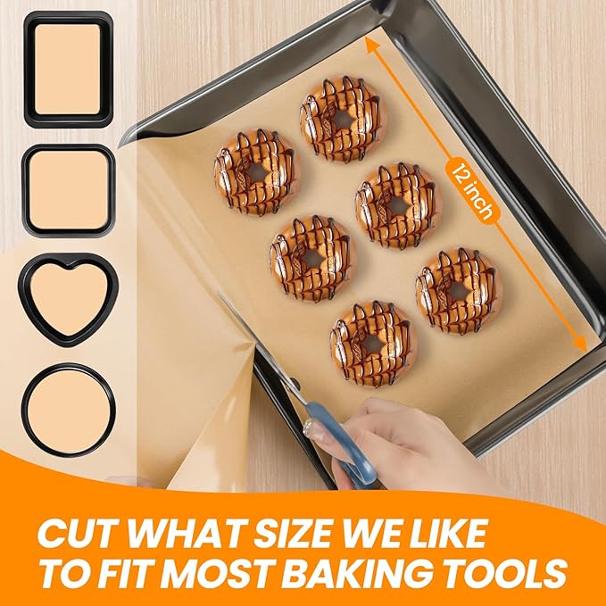 Silicone Baking Mat Roll-Non-slip Silicone Kitchen Counter Mat, Countertop Protector, Silicone Pastry Mat, Non-Stick Reusable Air Fryer Linner, Pan Liner, Oven Liner, Freeze Dryer Mat