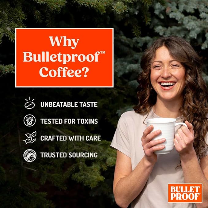 Bulletproof Breakfast Blend Light Roast Ground Coffee, 12 Ounces, Clean Coffee Tested for Toxins, Packaging May Vary