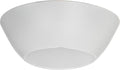 Carlisle FoodService Products Ridge Reusable Plastic Bowl Soup Bowl for Home and Restaurant, Melamine, 8 Ounces, Cement, (Pack of 24)