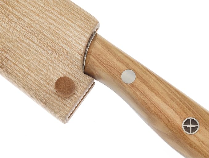 Proposed Value: Mercer Culinary Premium Grade Super Steel, 5-Inch Bar Knife, Spalted Maple Handle/Saya Cover