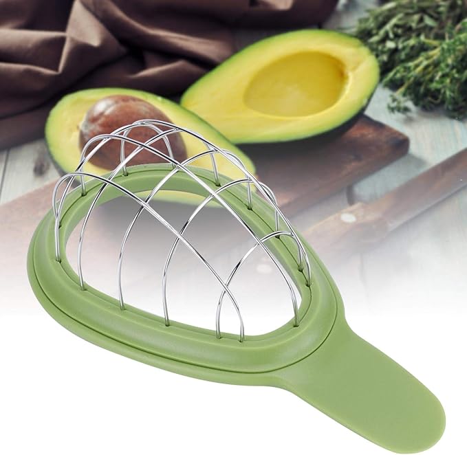 Avocado Cuber Tool, Stainless Steel Avocado Slicer Cutter Salad Tools Kitchen Gadget
