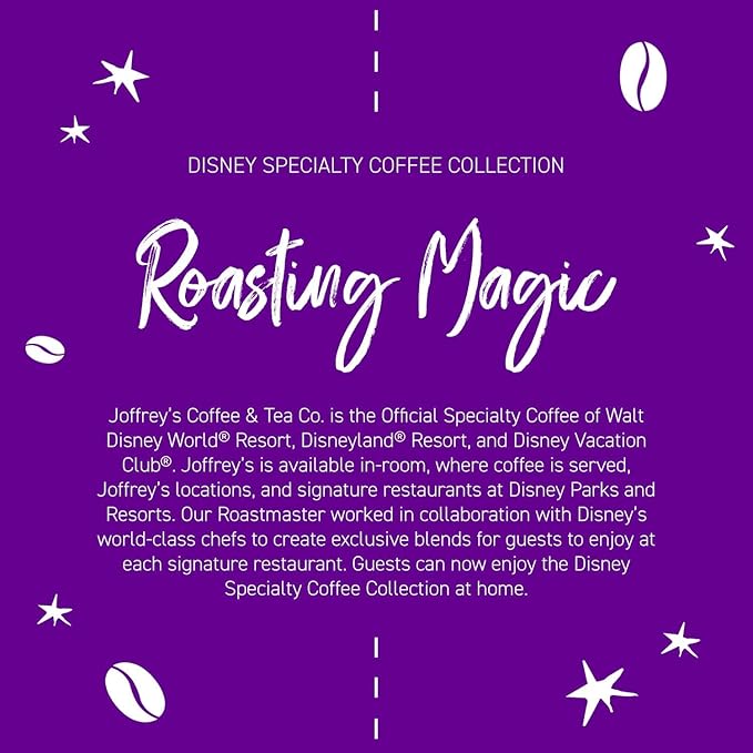Joffrey's Coffee - Disney Banana Bonanza | Medium Roast, 100% Arabica Beans, Fruity Banana & Brown Sugar Flavored Coffee, Brew or French Press (Ground, 11 oz)