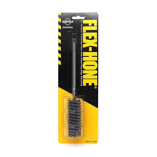 Brush Research BC20M32 FLEX-HONE®, 0.787" (20mm) Diameter, 320 Grit, Silicon Carbide, For Mild Steel, Stainless Steel, Cast Iron and Softer Ferrous Materials