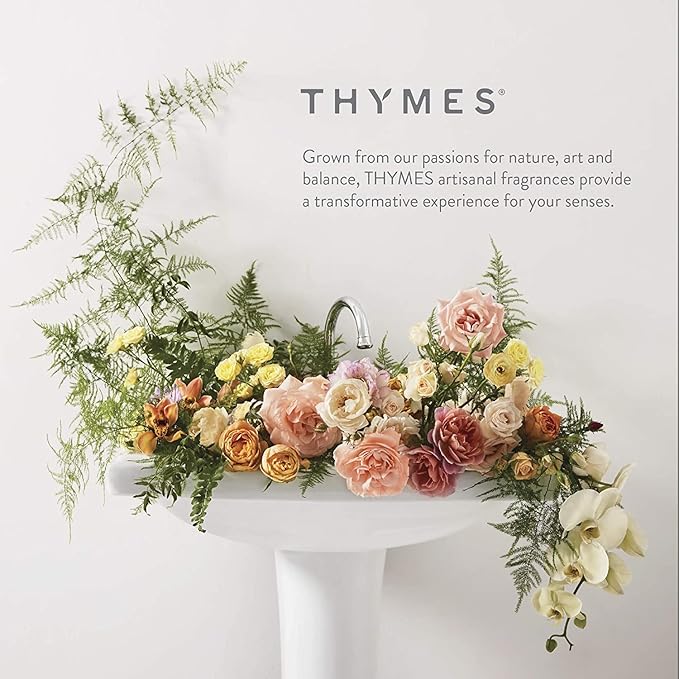 Thymes Scented Candles for Women & Men – Tin with Lid – Luxury Home Decor – Holiday Candles with Notes of Crisp Siberian Fir Needles, Cedarwood, & Sandalwood (Frasier Fir, 6.5 oz)