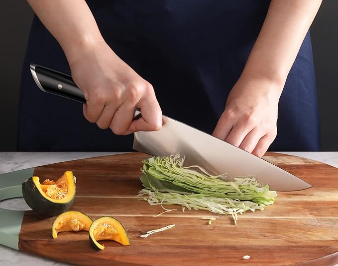 Cangshan HELENA Series German Steel Forged, HUA Knife Block Set (4-Piece, Black)