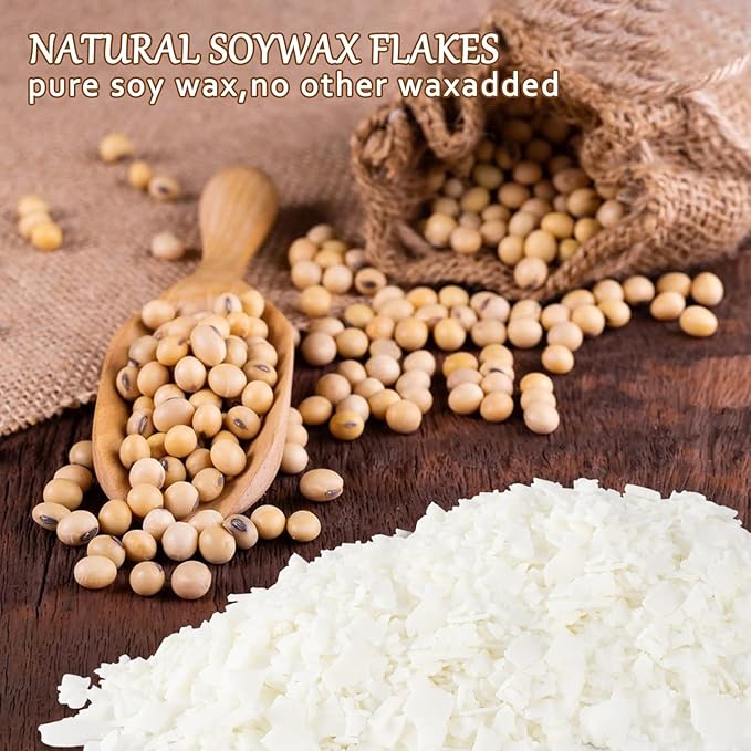 CLTNIKET Pure Soy Wax for Making Candle-DIY Soy Wax Candle-5 Pound Bag