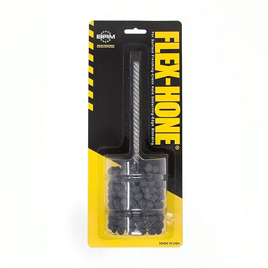 Brush Research BC21460 FLEX-HONE®, 2-1/4" (57.2mm) Diameter, 60 Grit, Silicon Carbide, for Mild Steel, Stainless Steel, Cast Iron and Softer Ferrous Materials