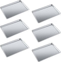 Pack of 6 | 18 in. x 26 in. Full Size Aluminum Bun. / Sheet Pan | Ideal for baking, roasting, cooling, prepping, or storing - a must-have in restaurants, bakeries, and busy kitchens.
