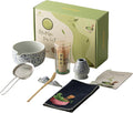 Matcha Whisk Set, 7 PCS Matcha Kit with Matcha Bowl with Spout, Bamboo Matcha Whisk and Scoop, Matcha Accessories & Sifter – Complete Matcha Set for Tea Lovers, Matcha Gift Set (Blue)