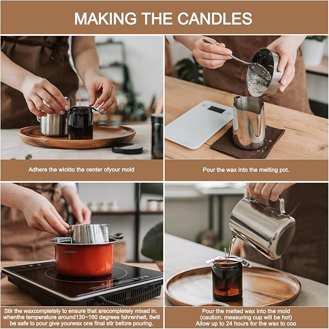 CLTNIKET Pure Soy Wax for Making Candle-DIY Soy Wax Candle-5 Pound Bag