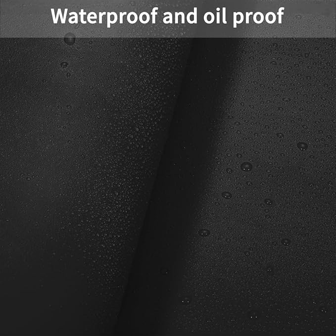 Table Mat - 32x54 Inch Waterproof Easy to Clean Can Conceal Flaws Protector The Table Top from Scratches Used for Dining (Black+Black 32x54)