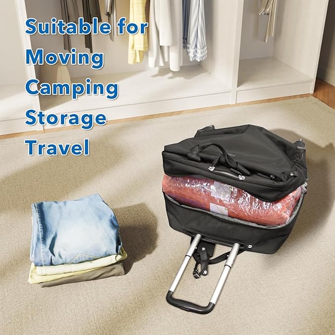 36 Pack Vacuum Storage Bags with Electric Pump, Vacuum Seal Bags for Clothing, Pillows, Blanket, Bedding, Comforters,Includes 6 Jumbo,6 Large,6 Medium,6 Small,6 Travel bags and 6 small Travel bags