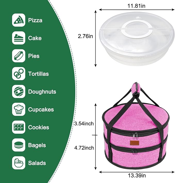 Aufind Pie Carrier (Rose Red)