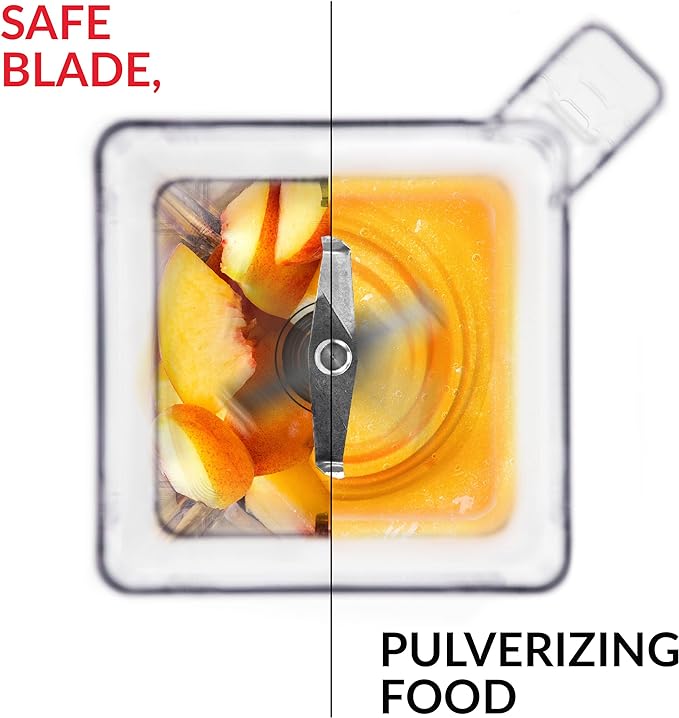 Blendtec Total Classic Original Blender - WildSide+ Jar (90 oz) - Professional-Grade Power - 6 Pre-programmed Cycles - 10-speeds - Red
