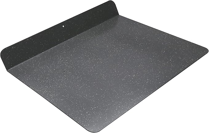 casaWare Toaster Oven 12 x 11-Inch Baking Sheet with a 1.5-Inch Handle (Silver Granite)