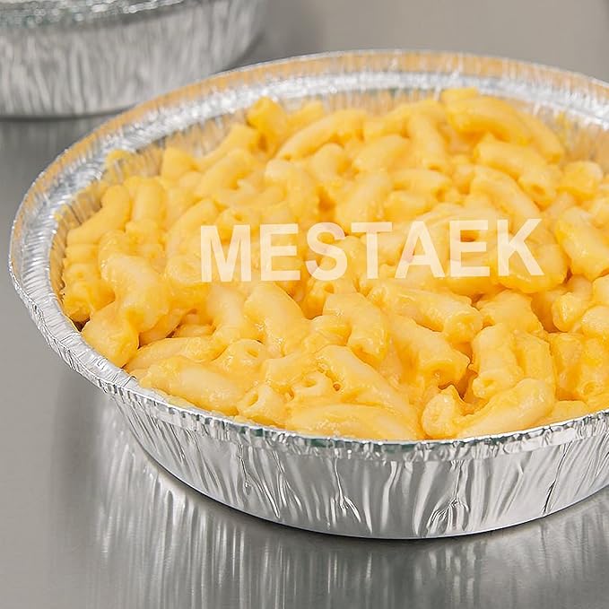 7" Aluminum Foil Pans without Lids 50 Pack of 22.3 oz,Heavy Duty Disposable Containers for Roasting,Storing,Baking,Cooking,Recyclable