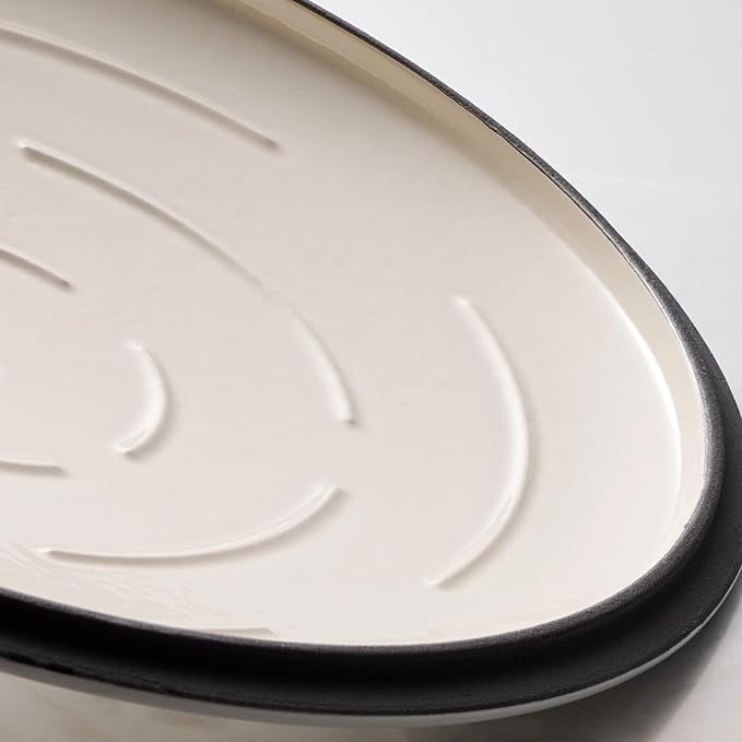 Tramontina Bestow Enameled Cast Iron Braiser Pan with Lid, 4-quart, Smoke with Gold Knob
