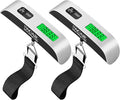 BAGAIL Digital Luggage Scale, 110lbs Hanging Baggage Scale with Backlit LCD Display, Portable Suitcase Weighing Scale, Travel Luggage Weight Scale with Hook, Strong Straps for Travelers