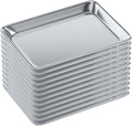 Pack of 12 | 10 in. x 13 in. Quarter Size Aluminum Bun. / Sheet Pan | Ideal for baking, roasting, cooling, prepping, or storing - a must-have in restaurants, bakeries, and busy kitchens.