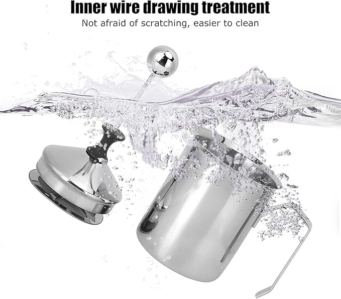 Milk Frother, Manual Frother 27oz/800ml Milk Frothing Pitchers Stainless Steel Coffee Milk Foamer Milk Creamer Frother Latte Cappuccino Foam Pitcher Manual Milk Creamer With Handle