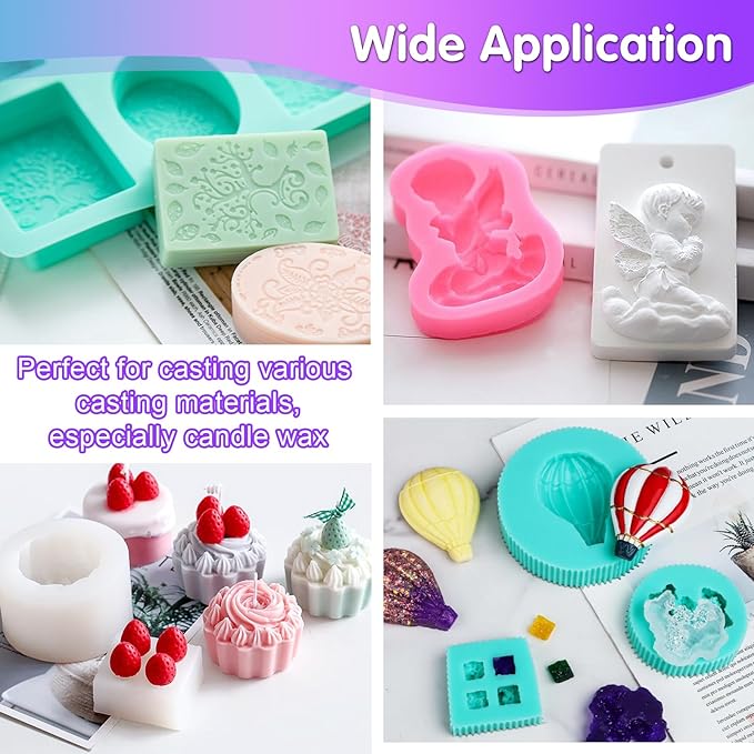 STARTSO WORLD Silicone Mold Making Kit 20A, 10LB Jade Green Platinum Liquid Silicone Rubber for Mold Making, Fast Cure & Food Safe Silicone Mold Maker, Ideal for Casting Resin Molds/Silicone Molds