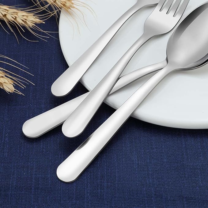 36-Piece Tea Spoons Set - 5.9" Stainless Steel Tea Spoon Silverware, Durable Small Spoons, Cost-effective Teaspoon Set of 36 for Home Kitchen Restaurant - Mirror Polished, Dishwasher Safe