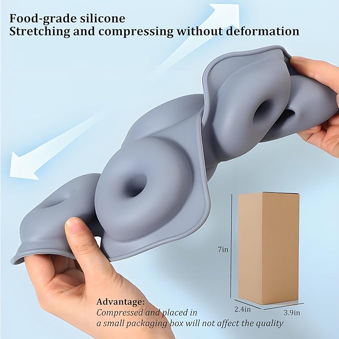Thickened Silicone Bundt Cake Pan and Moldes Para Gelatinas, Heavy Duty Mousse Cake Rotundity Spiral Pattern Mold for Baking, BPA Free, Mint Green (Round: φ9in / 1 Pcs)
