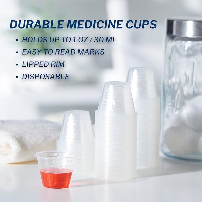 McKesson Medicine Cups, Disposable 1 oz / 30 ml [5000 Count] Plastic, Small, Mixing, Measuring, Resin, Epoxy