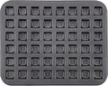 Beasea Mini Brownie Bite Pan with Dividers, 1 Pack 48 Mini Small Tiny Cup All Edges Non Stick Square Cupcake Baking Sheet Tin Tray Carbon Steel Bakeware Individual Cutter Baking Pan - Black