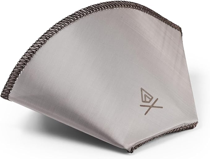 VSSL – Nest #1 Reusable Coffee Filter | Stainless Steel Mesh Filter | Pour Over Filters for Camping | Sustainable & Eco-Friendly Coffee Gear | Compact, Durable & Adventure Ready | Pack of 3