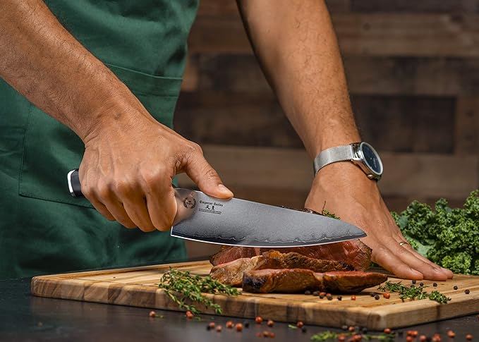 Regalia Chef Knife: Best Professional Quality Japanese Damascus Gyuto 8 Inch AUS10 Super Steel 67 Layer, Razor Sharp, Superb Edge Retention, Stain & Corrosion Resistant Chefs Knives